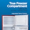 Commercial Cool 4.5 Cu. Ft. Refrigerator With True Freezer, Retro Fridge With 2 Slide-Out Glass Shelves, White CCRRD45HR - alternate 3